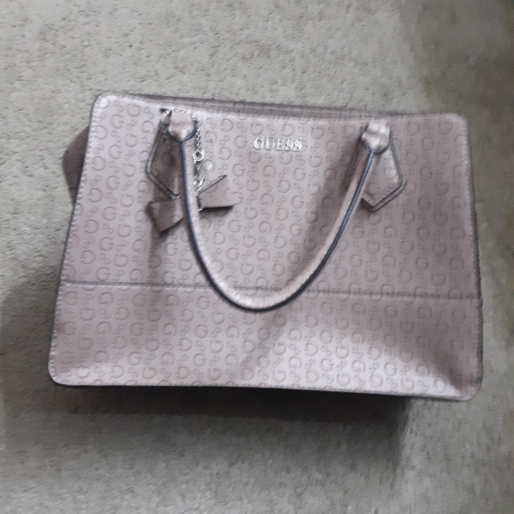 Guess purse in dusty rose like new